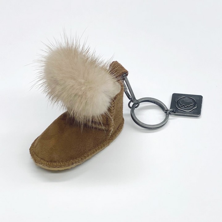 Lammfellstiefel mit Nerz